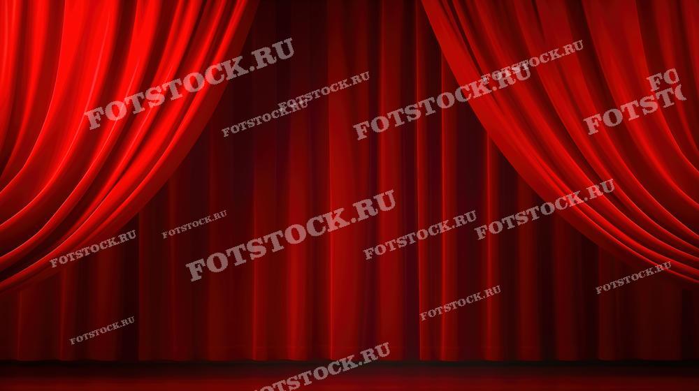 На фотографии изображены красные бархатные занавеси театра, элегантно драпированные. Ярко-красный цвет и бархатная текстура занавесов добавляют изображению атмосферу торжественности и театрального великолепия. Эта фотография может использоваться в материалах, связанных с театром, кино, на сайтах мероприятий, в рекламе культурных событий, а также как символический фон для представлений и праздничных событий.