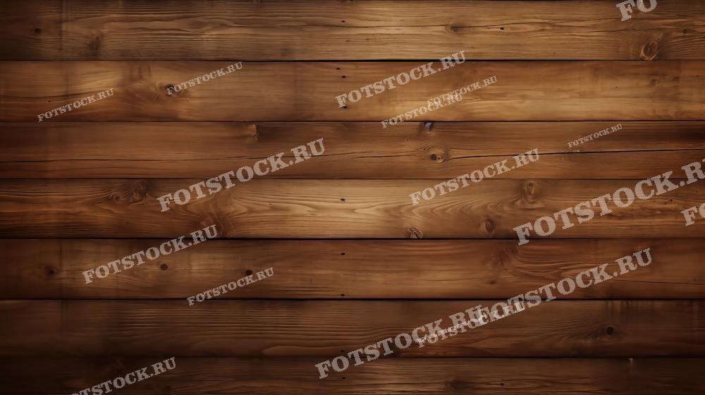 На фотографии изображена текстура деревянных досок, расположенных горизонтально. Каждая доска имеет уникальный узор и оттенок теплого коричневого цвета, создавая естественное и уютное ощущение. Это изображение идеально подходит для использования в качестве фона в веб-дизайне, для декоративных элементов интерьера, в рекламе мебели или как текстурный элемент в графических проектах.
